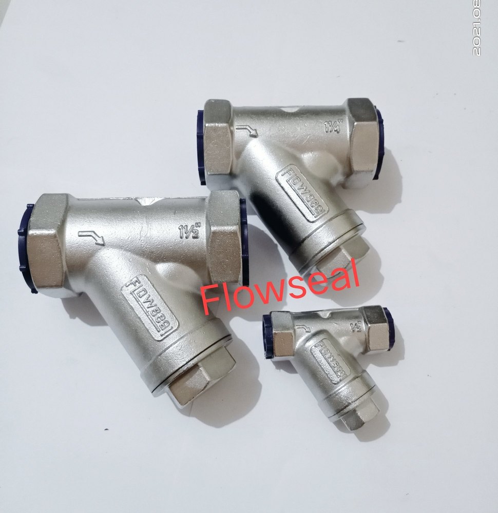 Stainless Steel Air Screwed End Ss Y Type Strainer, Capacity: 400