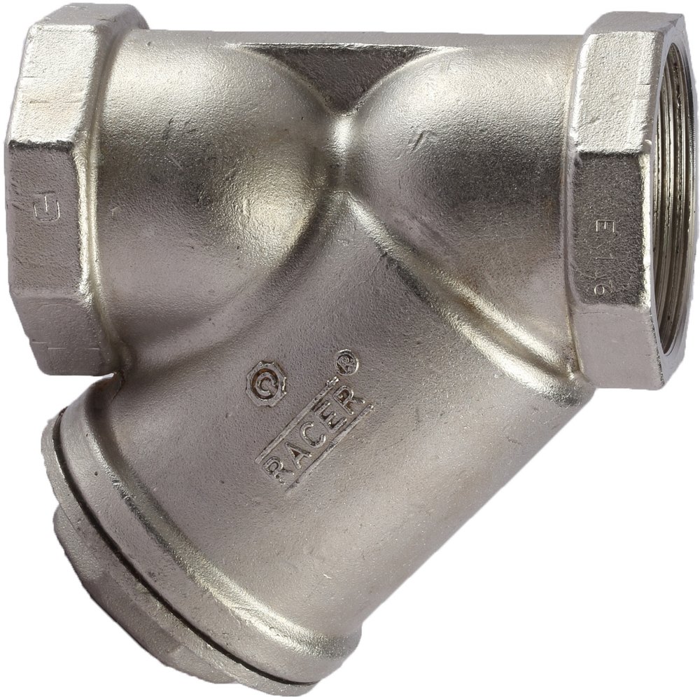 SS-304 & SS-316 Water Screwed End Stainless Steel Y Type Strainer, Capacity: 16 KG