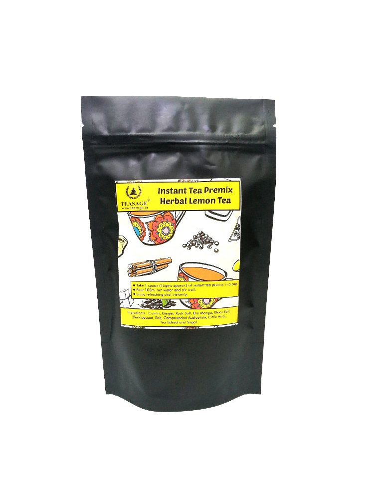 TeaSage Blended Herbal Lemon Tea Premix, Powder, Grade: Premium