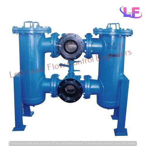 BeeKay Carbon Steel, StainleSS Steel Dual Strainer filter, Model: Dstr-SS