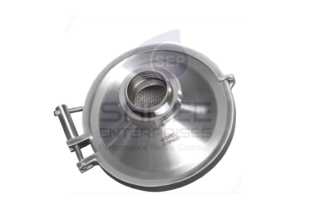 Stainless Steel Dairy Disk Type Conical Filter / Strainer, Diameter: >4 inch