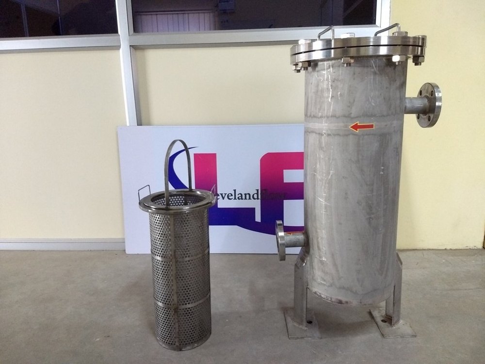 Beekay Stainless Steel Bag Filter Strainer, Model Number/Name: BK-BFS-1000