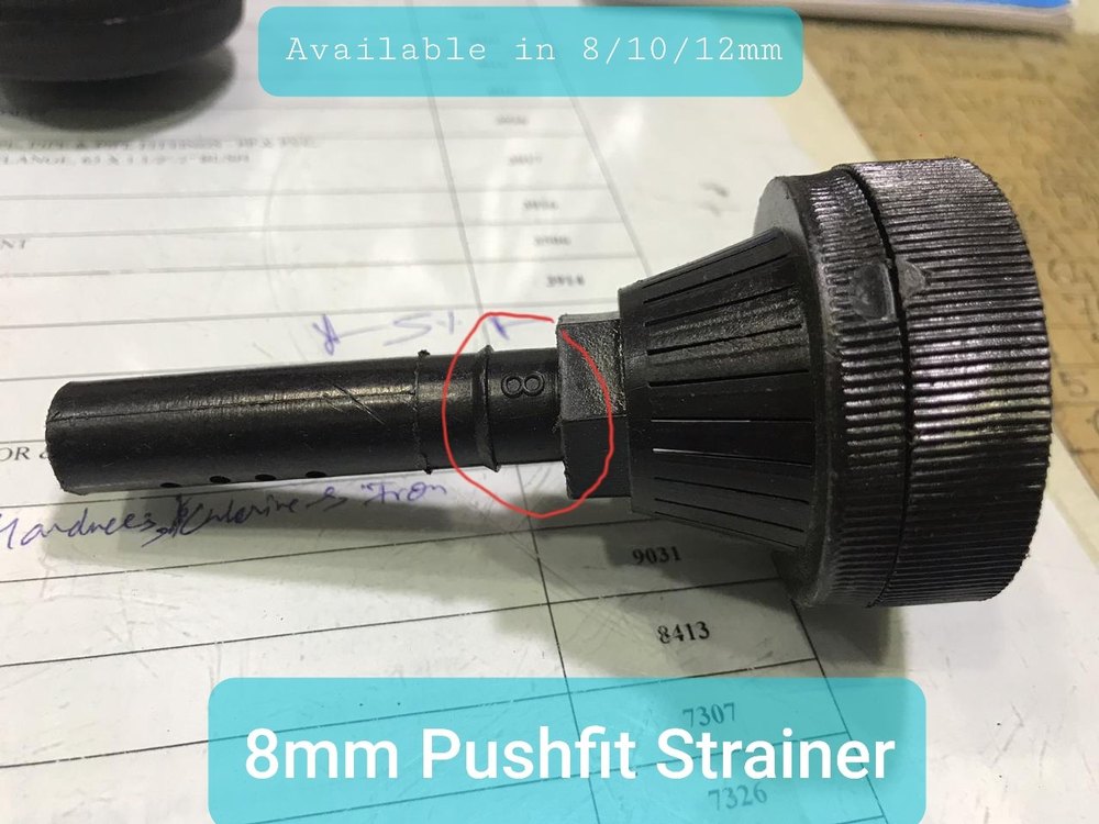 Y Type And T Type Water PVC Strainer