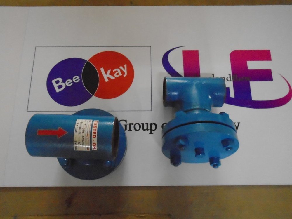 BeeKay Blue Tee Type Strainer