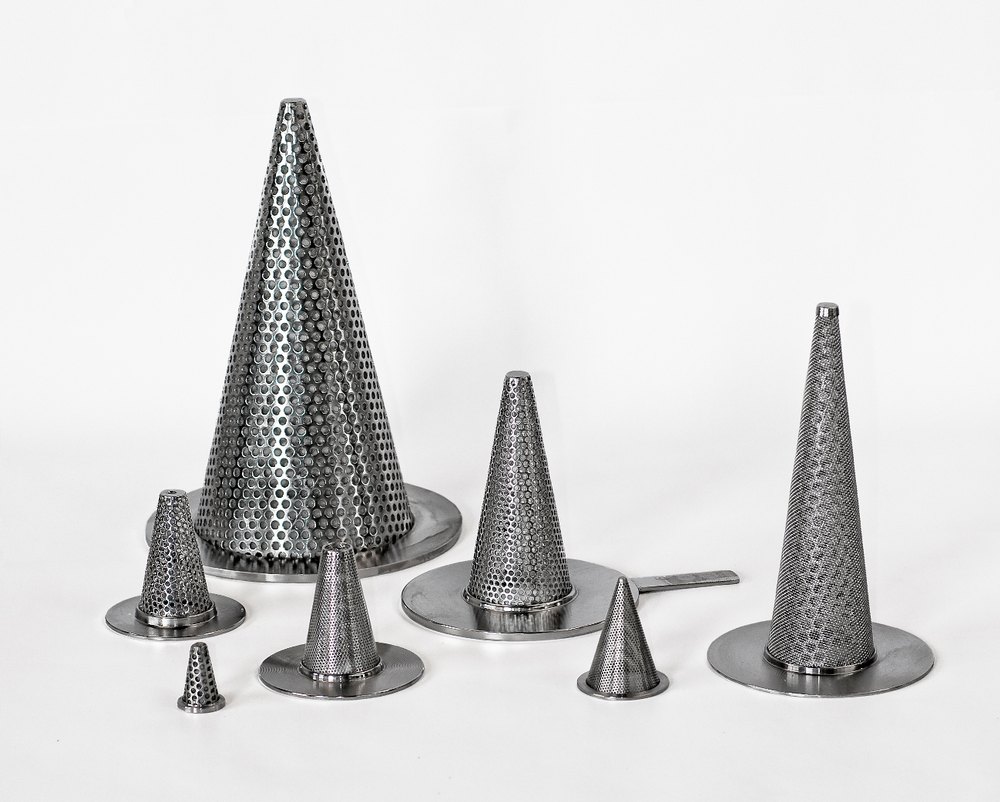 Advance International Powder Coated Conical Strainer