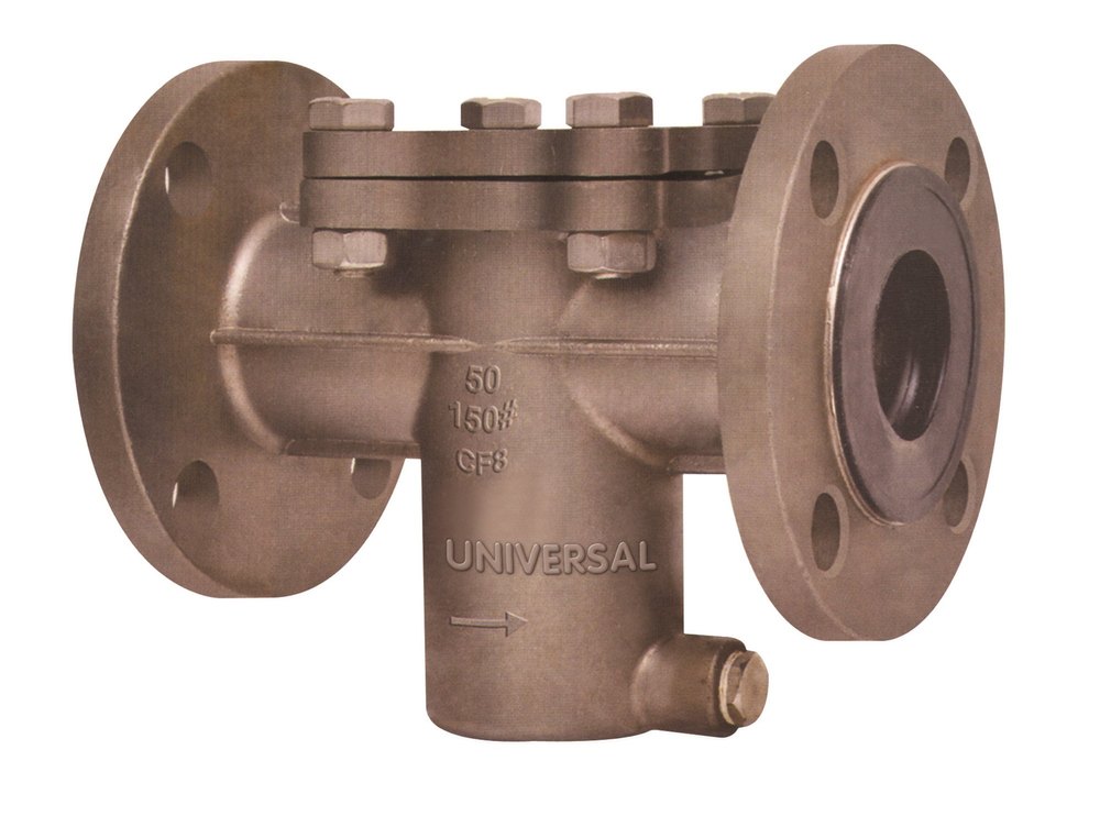 Cf8(304) / Cf8m(316) Flanged End T Strainer Valve, Size/Dimension: 40mm To 200mm