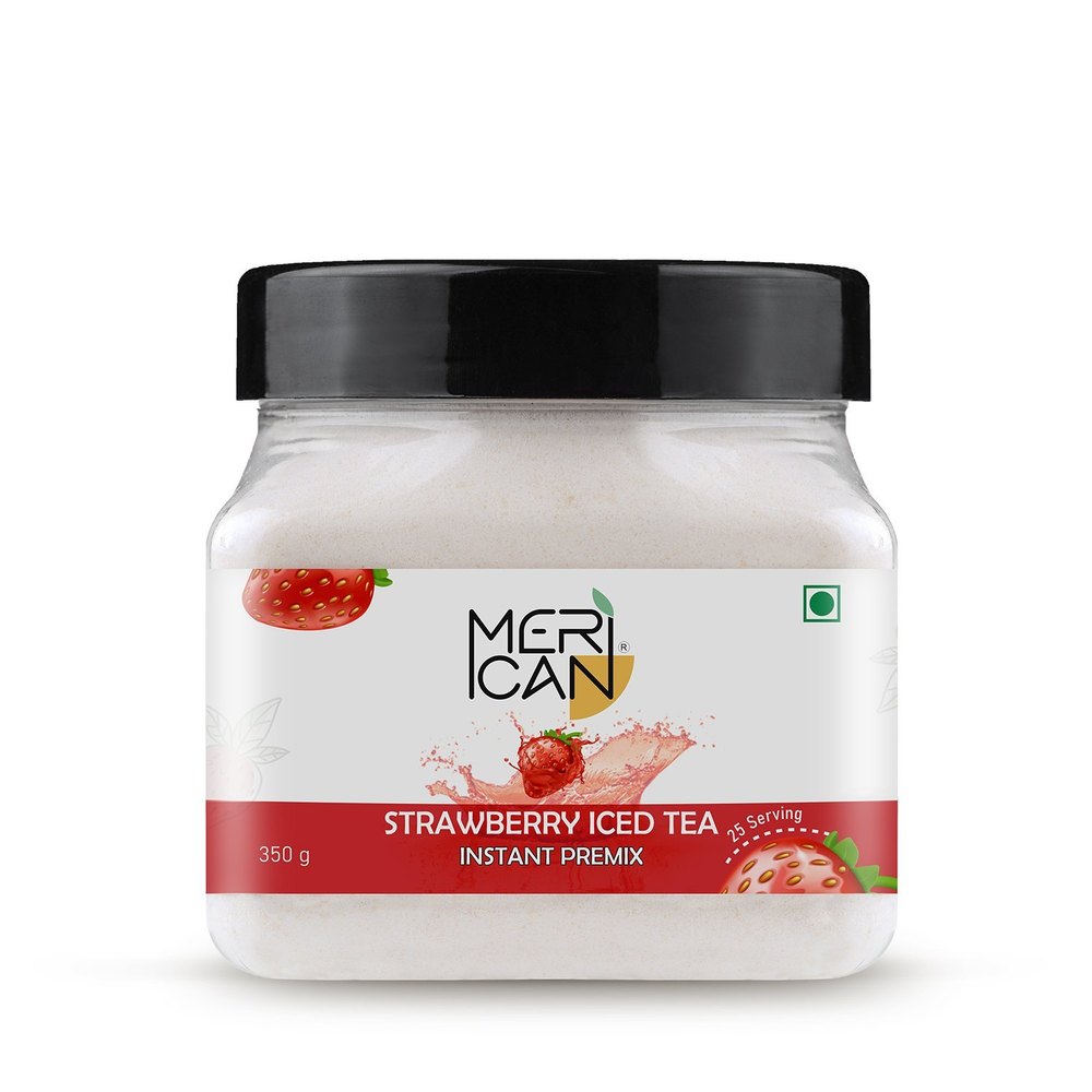 Strawberry Iced Tea, Plastic jar, Packaging Size: 350 Gm