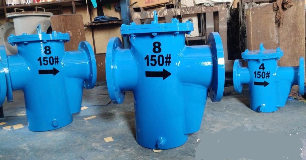 Mild Steel SS 304 SS 316 Water Pot Type Strainer