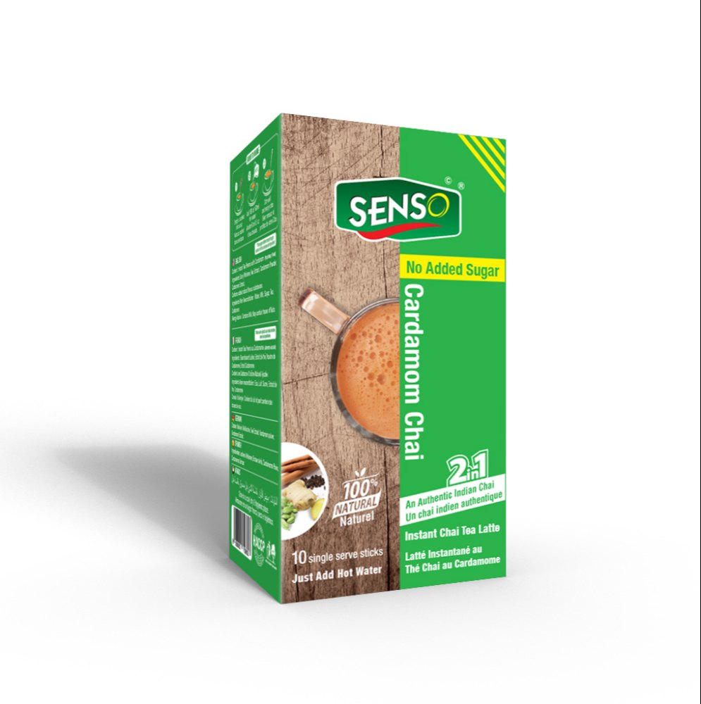Senso Cardamom Tea Premix Without Sugar, 160gm