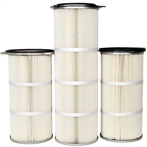 Polyester Non Woven Silver Powder Coating Filter Cartridges, For Industrial