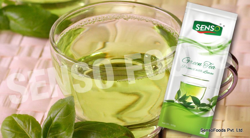 Green Tea Premix (Lemon Flavor), Powder, Packaging Size: 500 Gram