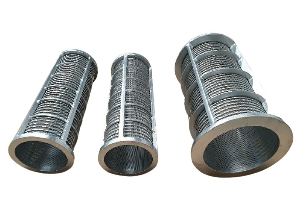 Stainless Steel Cylindrical Screen for Bio Gas Plant, For Industrial