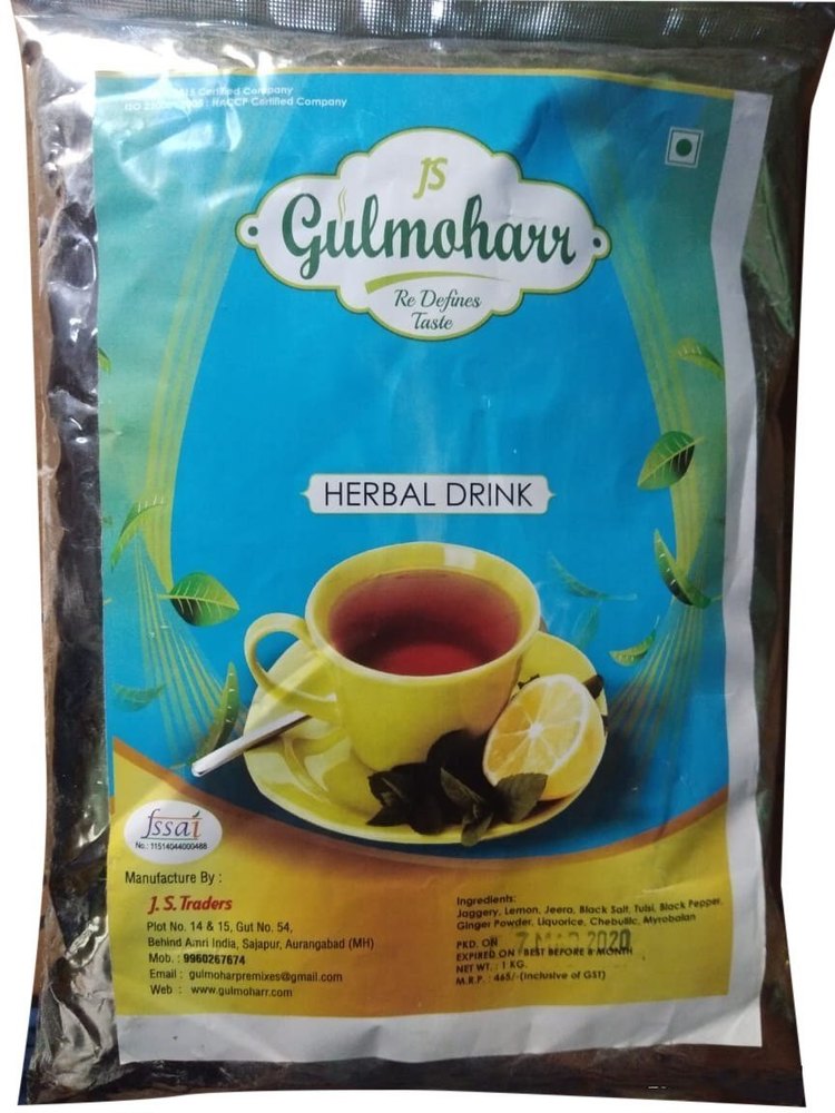Premix Gulmoharr Herbal Tea, Packaging Size: 1 Kg