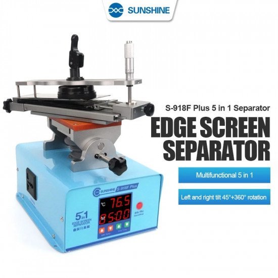 SUNSHINE 918F PLUS 360 DEGREE ROTATABLE CURVED LCD SEPARATOR MACHINE PLUS FRAME REMOVER