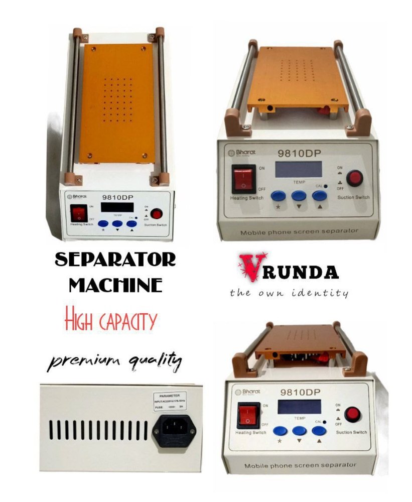 Iron Metal Long Square LCD SEPARATOR MACHINE, Capacity: 40 - 100