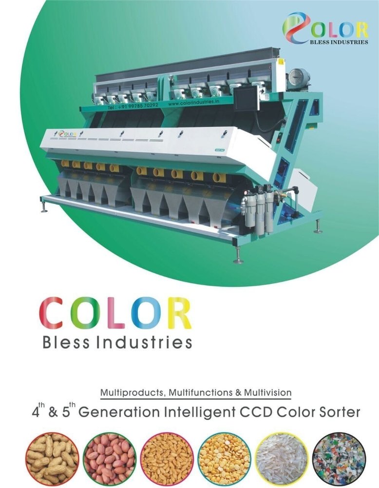 DRY CHILLI SORTING MACHINE, Capacity: 100kg To 750kg/H