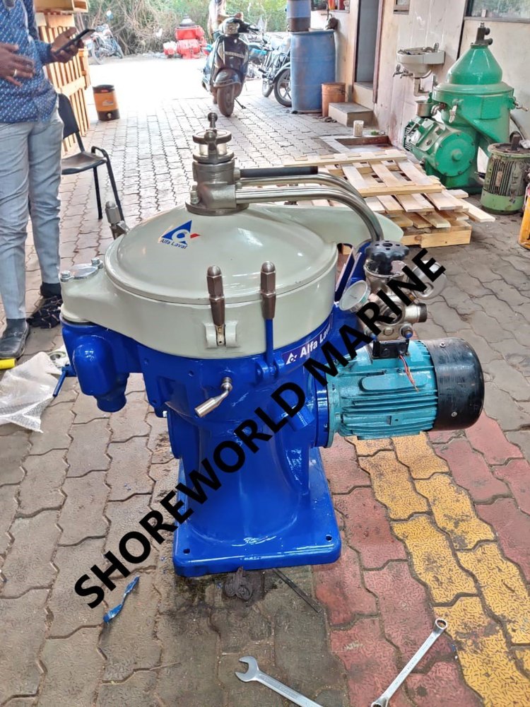 Mild Steel 50-60HZ Alfa Laval Mab 206, Capacity: 2500LPH