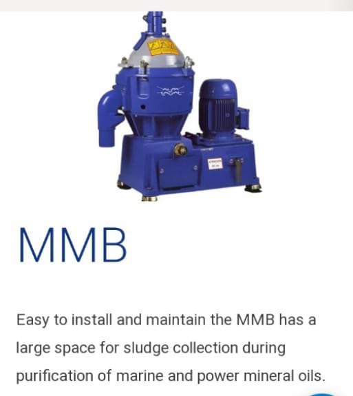SS 304 Centrifugal Alfa Laval Oil Separator, Model Name/Number: Mmb 304