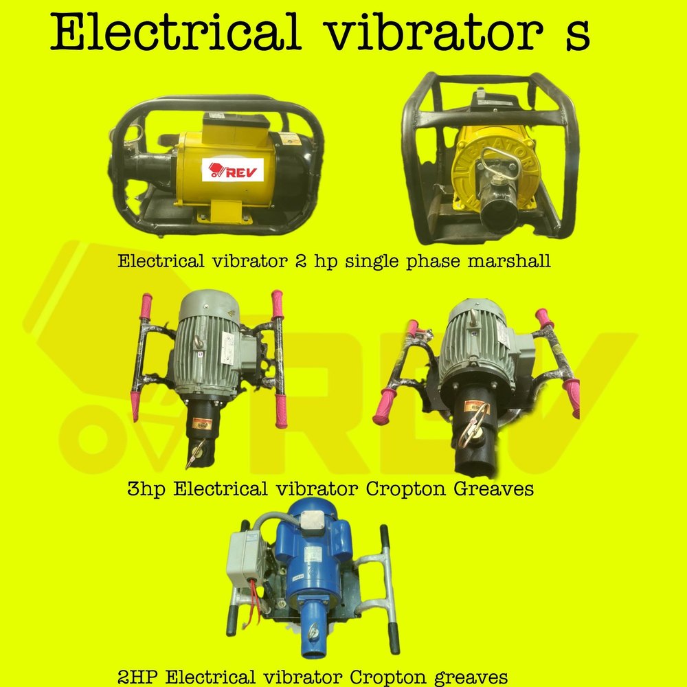 3000 Motor Electrical Vibrator, Model: Copper winding, Capacity: 2hp / 3hp