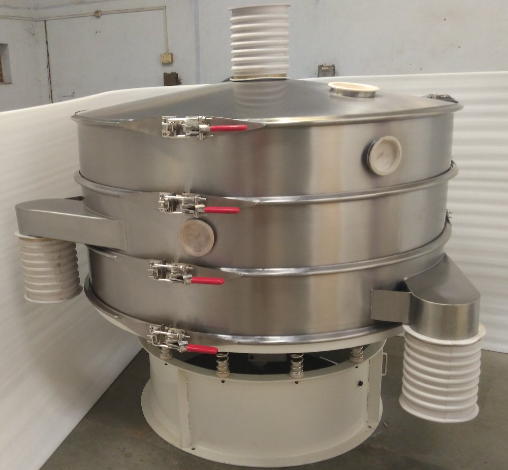 Motor Stainless Steel Vibrating Screening Machine, Power: 2-4 kw, Model Name/Number: Me 60