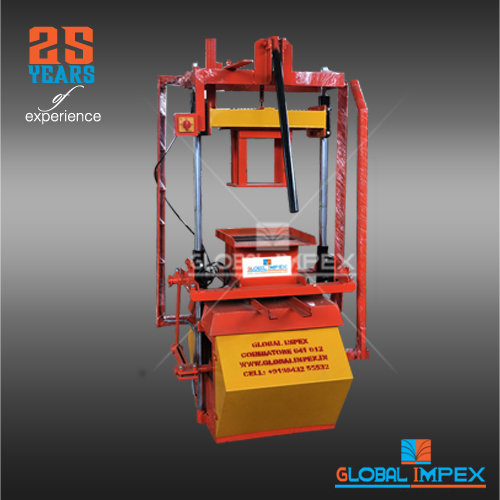 Concrete Manual Single Vibrating Machine for Brick Making