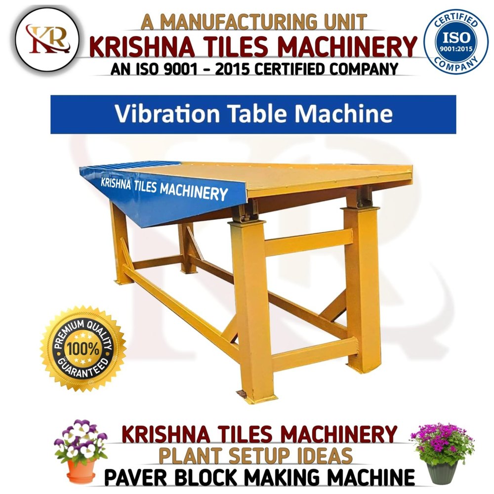 Painted Steel Vibro Forming Table