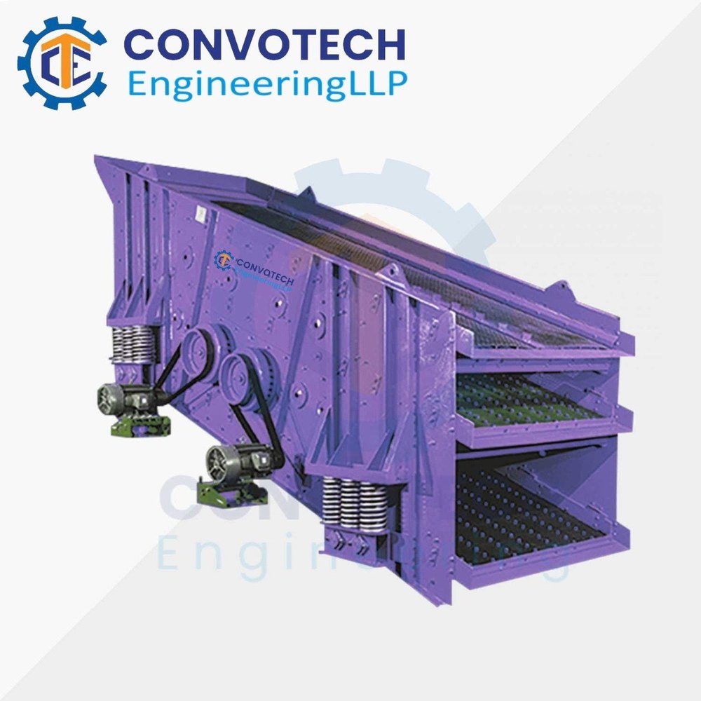 3 HP To 20 HP Iron Sand Vibrating Screen, For Industrial, Capacity: 10 Tph To 200 Tph