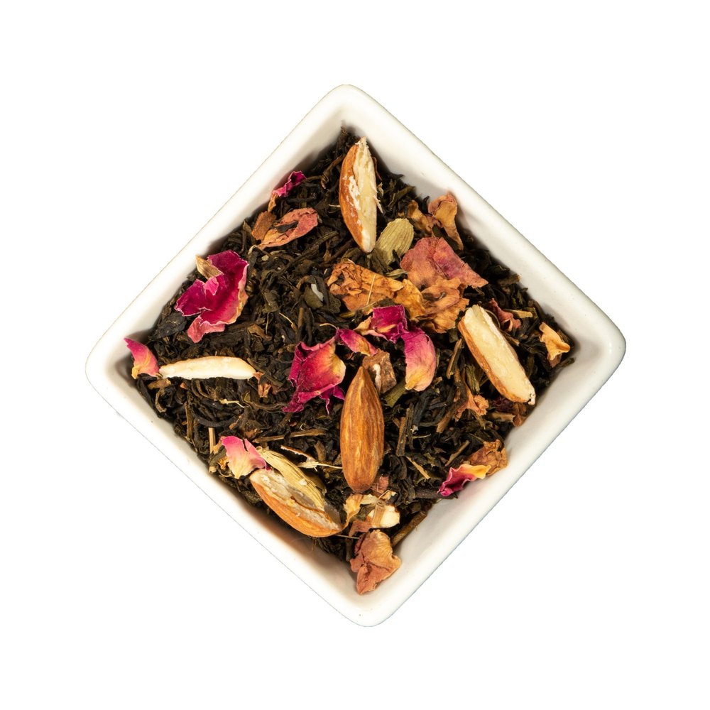 Tifusion Organic Kashmiri Kahwa Green Whole Leaf Tea - Flower Valley Tea, Leaves
