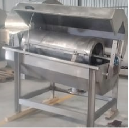 Stainless Steel Electric Rotary Screen, For Industrial