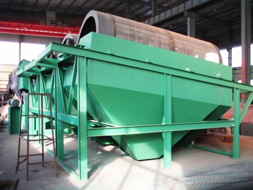 Rotary Trommel Screen Machine for Industrial, Automation Grade: Automatic