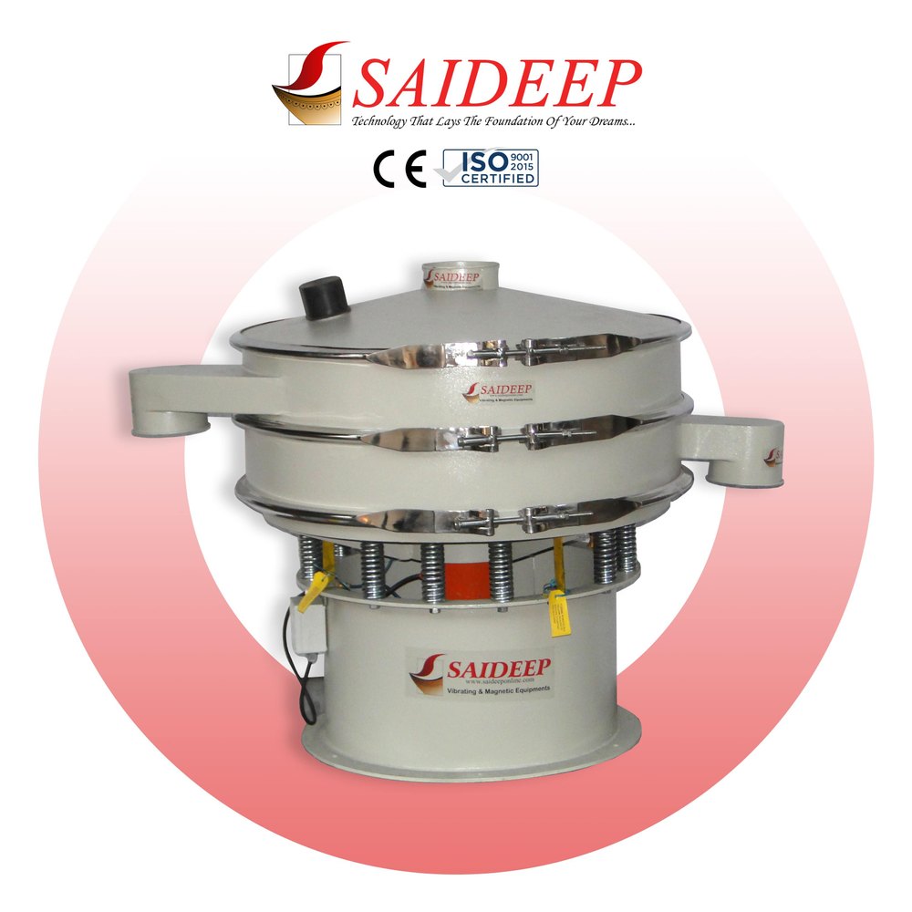 Circular Mild Steel, SS 304 & SS 316L Vibratory Screen
