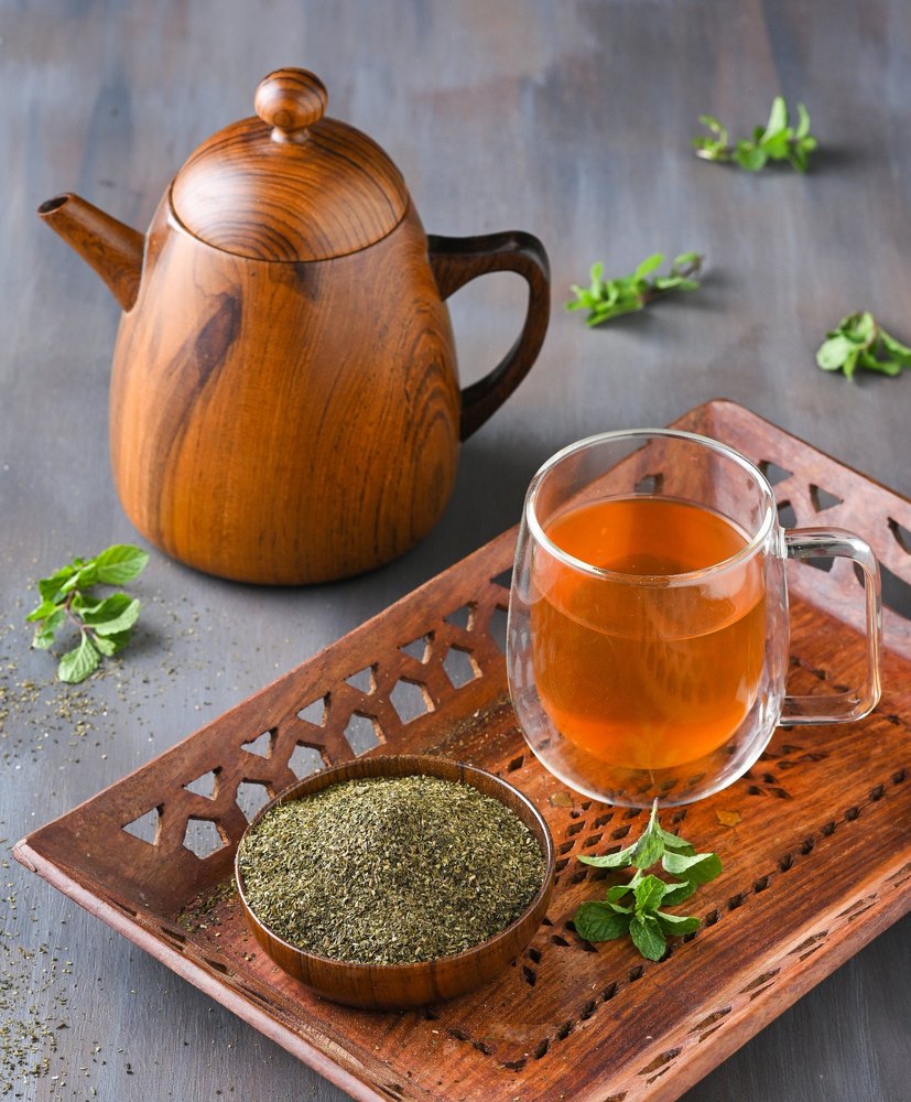 Gruner Organic Mint Flavor Green Tea, Packaging Type: Bag, Packaging Size: 25 Kg
