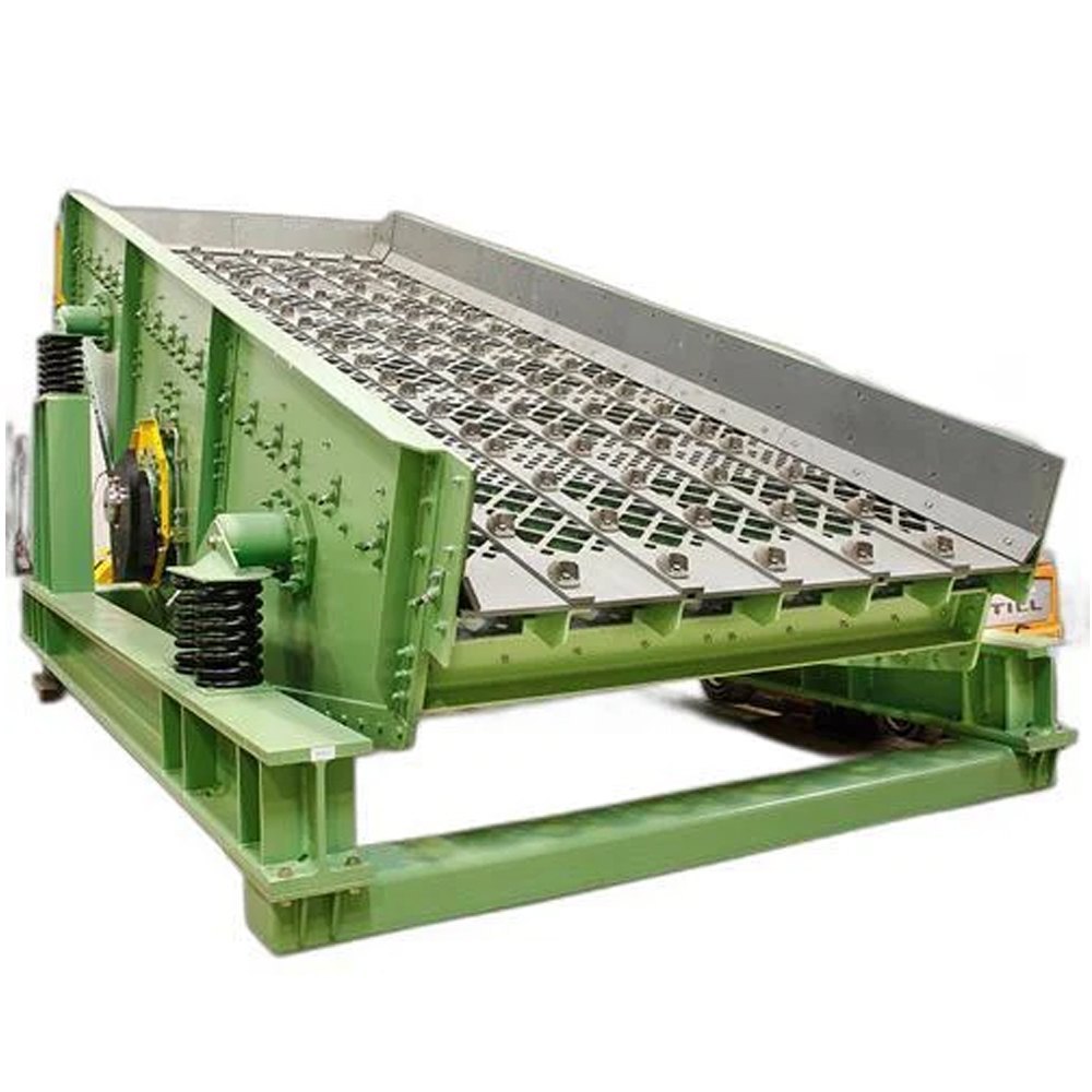 Iron Linear Motion Vibrating Screens, For Fine Screening, Capacity: 400ton Per Hour