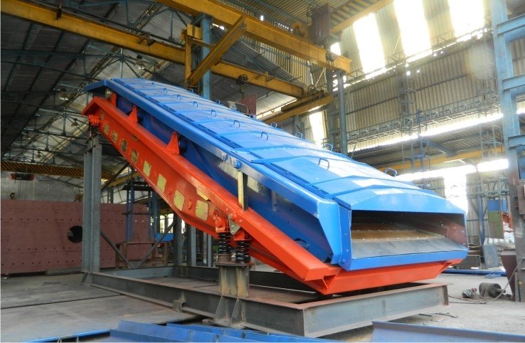 Ecoman Blue Flip Flop Vibrating Screen