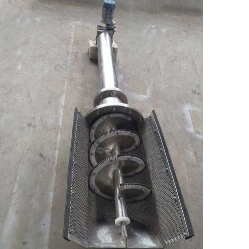 Stainless Steel Linear Inclined Screw Screens, For Industrial