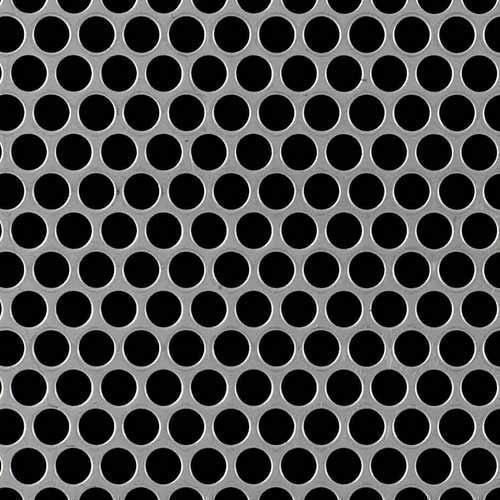 MS Silver Perforated Plate Screen, For Industrial