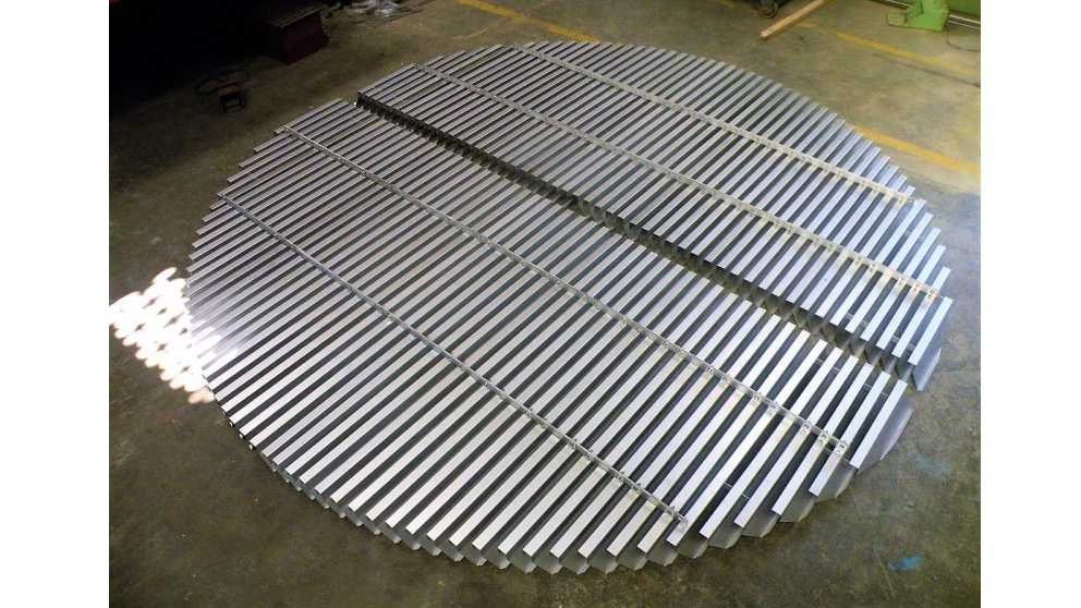 pvc Vane Demister Pad, For industrial, Surface Area: Round