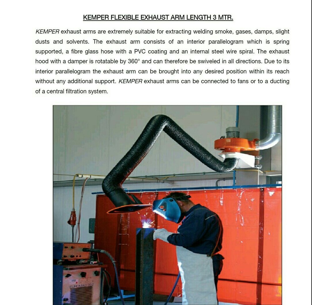 Kemper SS Flexible Exhaust Arm