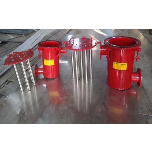 Excel Magnetics Mild Steel And SS Pipe Line Magnetic Separator