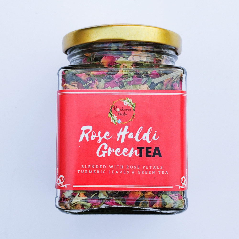 Rose Haldi Green Tea, Powder, Packaging Size: 50 Gram