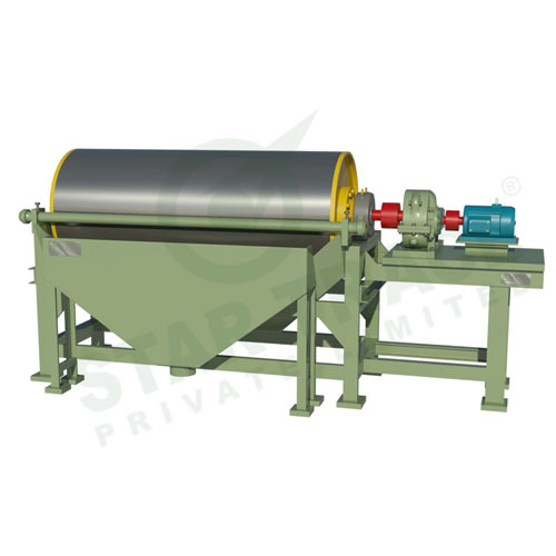Wet Drum Magnetic Separator, Capacity: 10 Ton/Hour