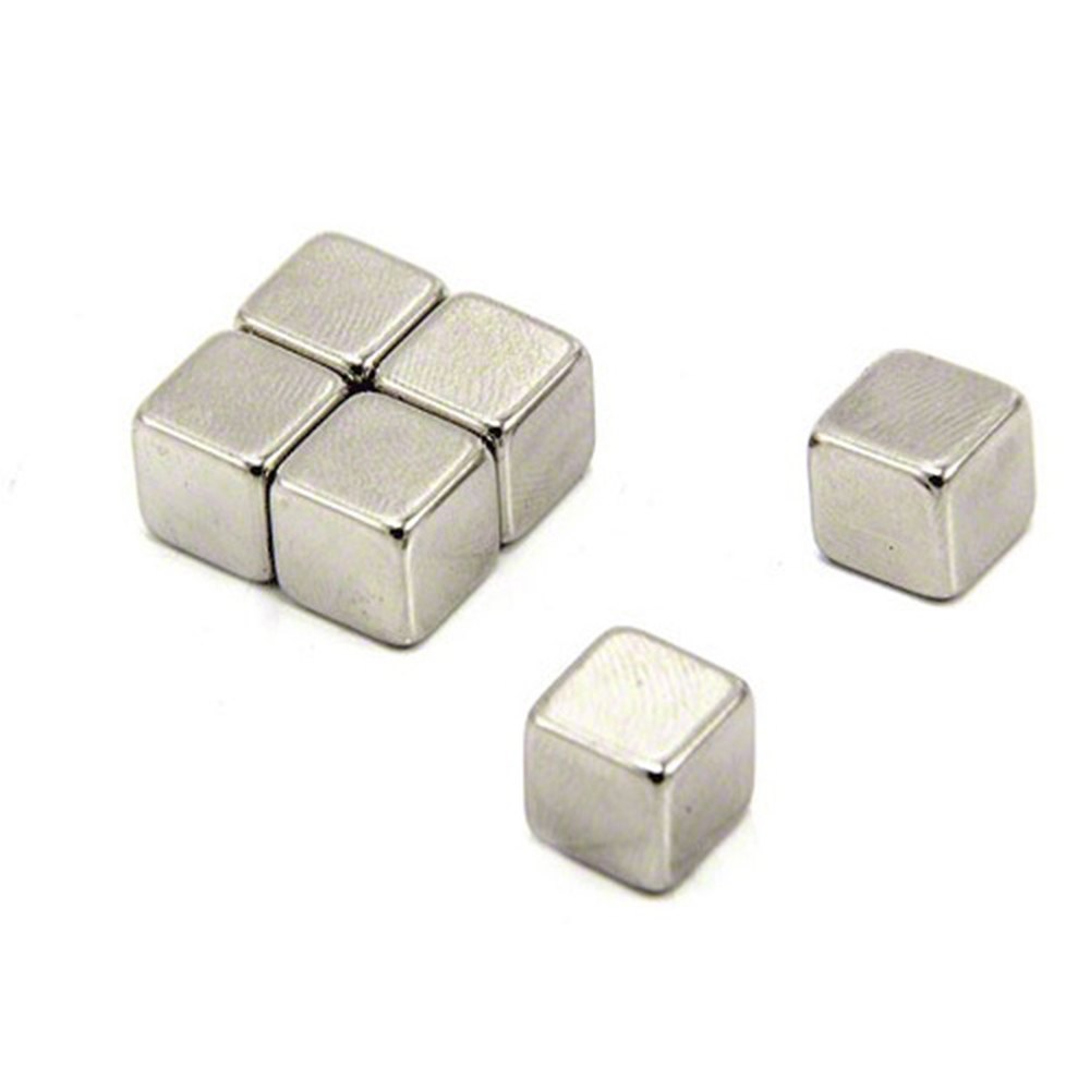 Ndfeb Cube Magnet, Nickel, Size: 1mm - 500mm