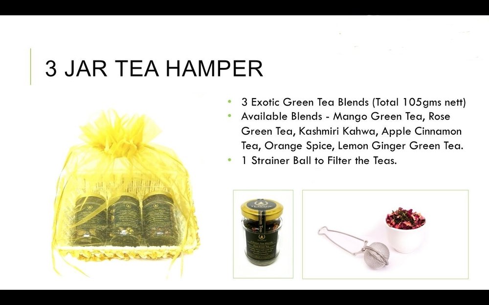 Exotic Tea in Jars and Pouches, Leaves