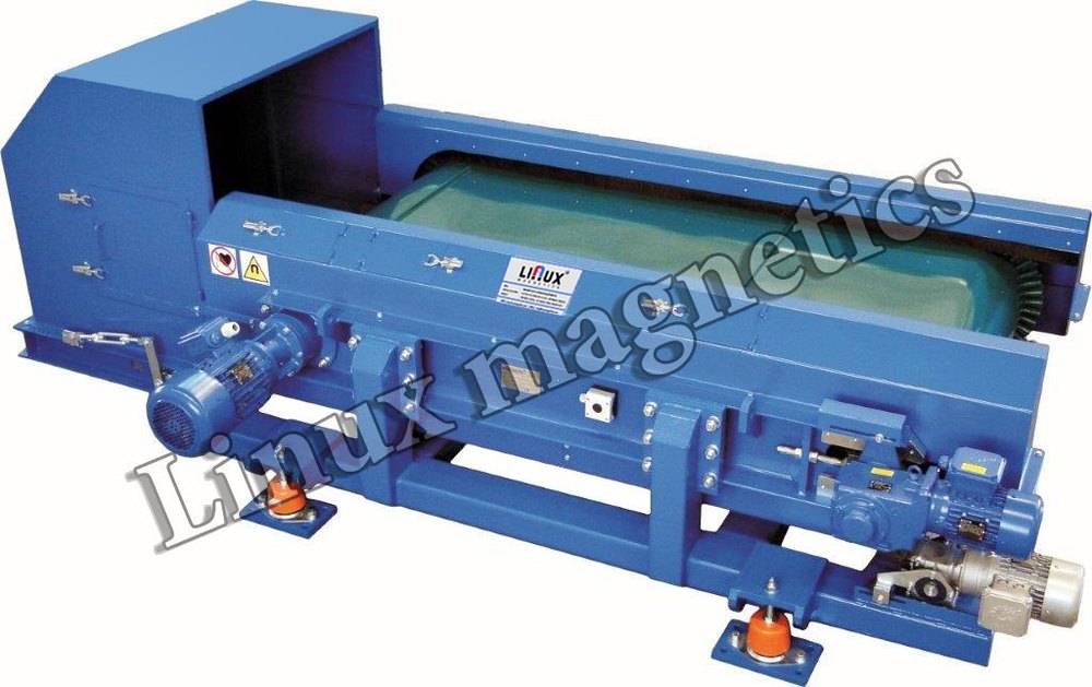 LINUX MAGNETICS MS / SS EDDY CURRENT MAGNETIC SEPARATOR, Permanent Magnet, Capacity: 200 KG/Hr - 5 Ton/Hr