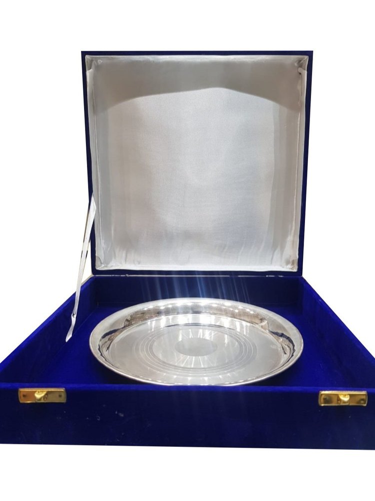 German Silver Plate, Size: 10 Inch (diameter)