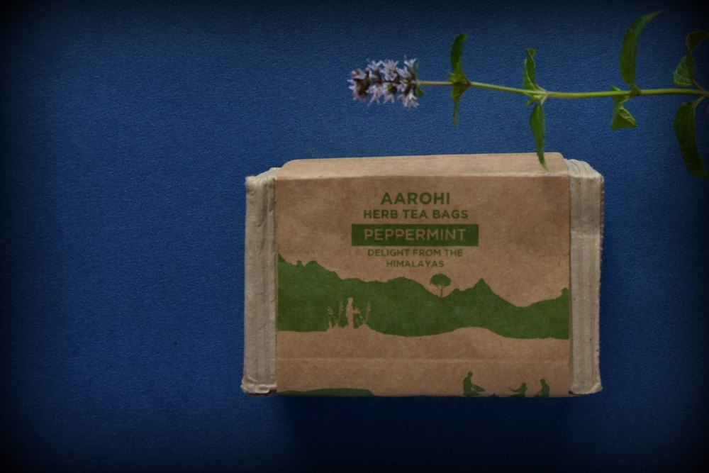 Peppermint Herb Tea Bag