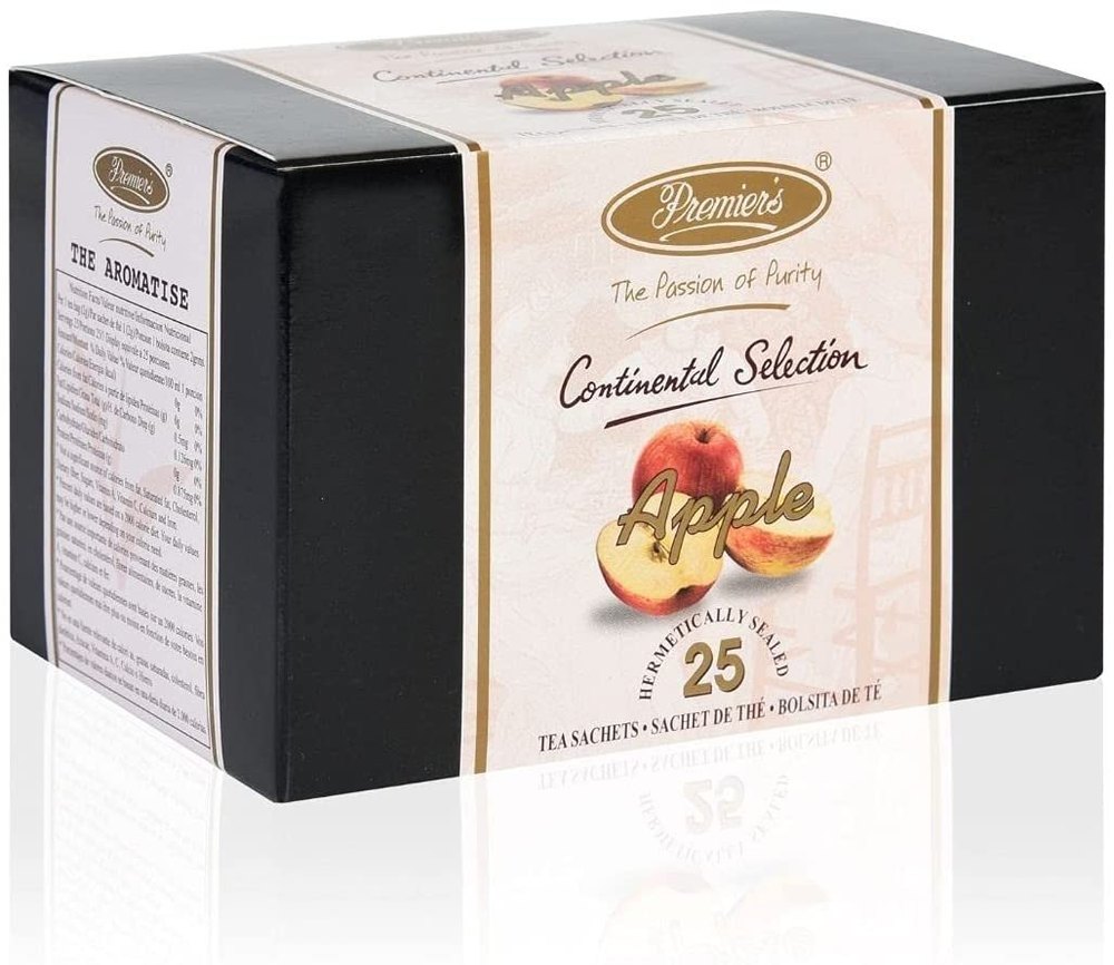 Premiers Apple Flavoured Tea, Fruit Tea, 25 Tea Bags, 50 GMS