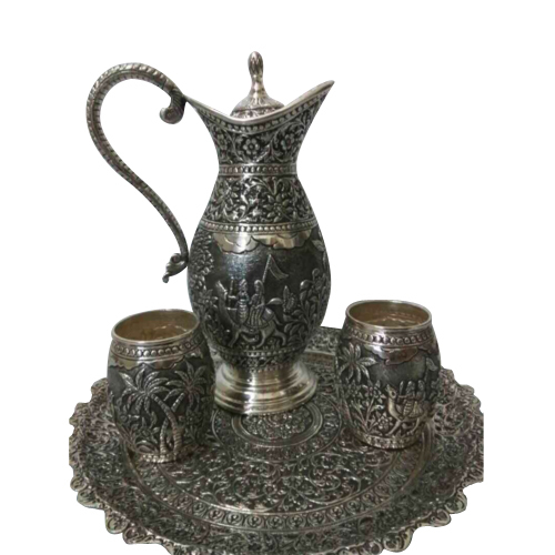 Antique Silver Jug Set
