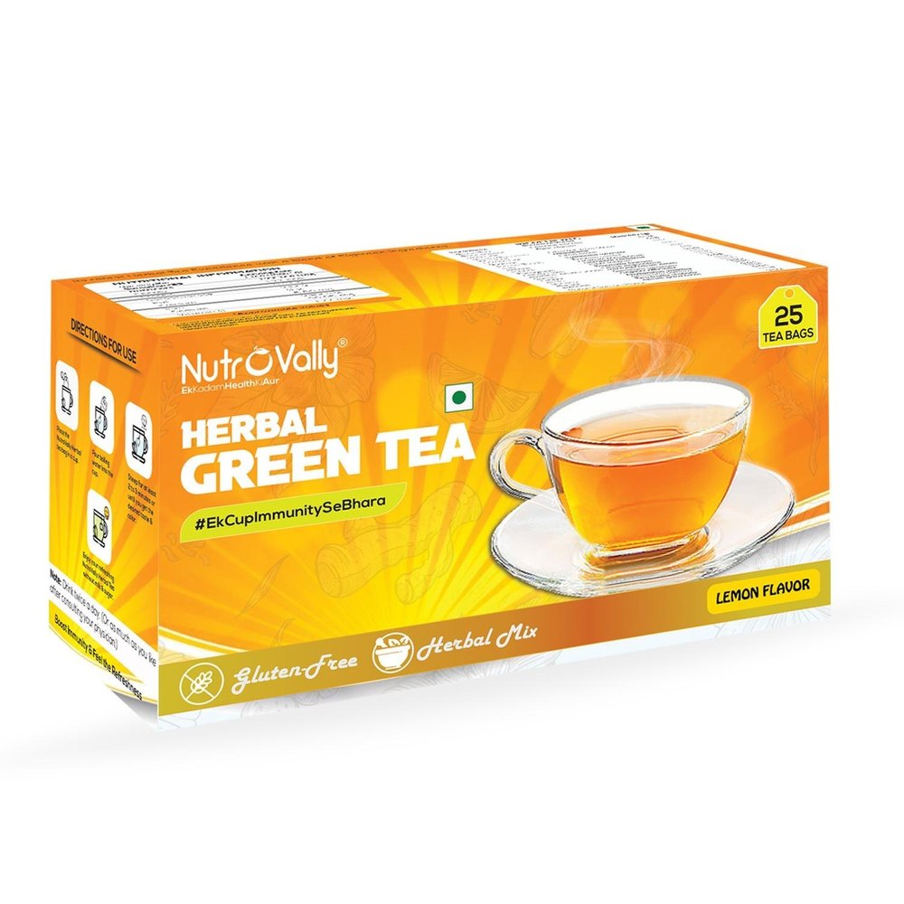 Liquid Lemon Herbal Green Tea Bags