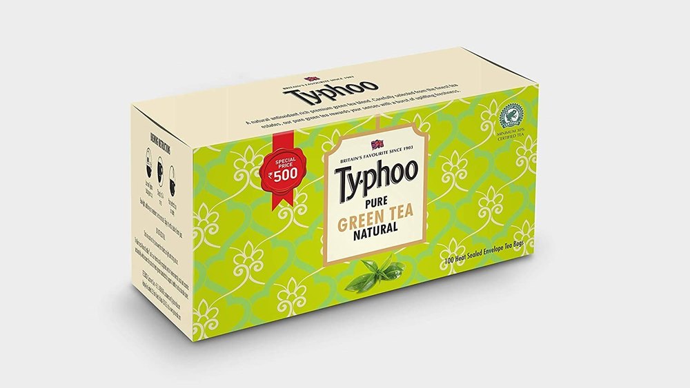 Ty-phoo Organic Typhoo Green Tea Bag, Pack Size: 25 Dips, Packaging Size: Box